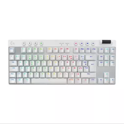 Clavier Logitech G PRO X TKL LIGHTSPEED Sans fil - Blanc