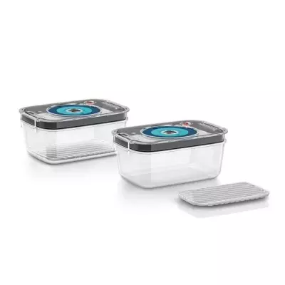 BOSCH - Accessoires sous vide 2 boites de 1 litre en Tritan avec indic