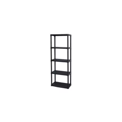 Etagere en résine TOOD - 5 tablettes - Noir - 60x30xH 176 cm