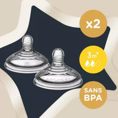 Tétines a débit moyen anti-colique avancé - TOMMEE TIPPEE - Lot de