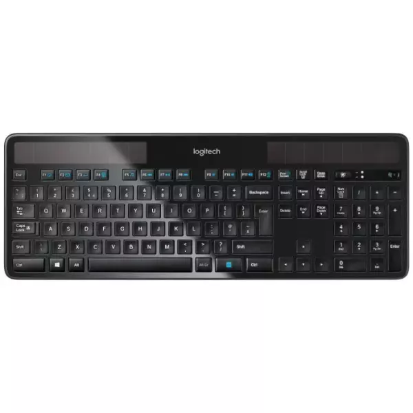 Clavier solaire - Sans fil - Logitech - K750 - AZERTY - Noir