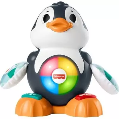 Fisher-Price - Valentin le Pingouin Linkimals - Jouet d'éveil bébé