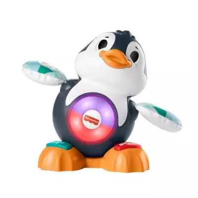 Fisher-Price - Valentin le Pingouin Linkimals - Jouet d'éveil bébé