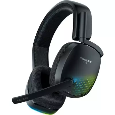 Casque-Micro Gaming Sans Fil ROCCAT SYN Pro Air Noir - Circum-aural So