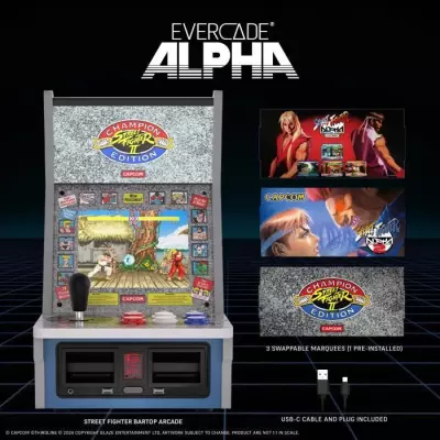 Console Rétrogaming - JUST FOR GAMES - Evercade Alpha Street Fighter