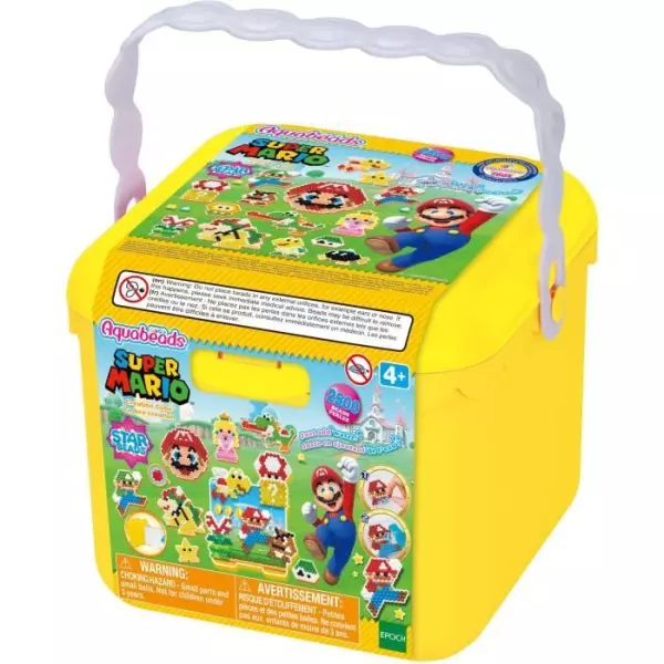 Aquabeads - La box Super Mario - Jouet - Vert - Licence Super Mario - Convient aux enfants a partir de 4 ans