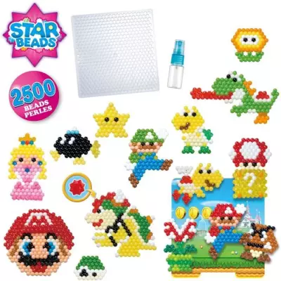 Aquabeads - La box Super Mario - Jouet - Vert - Licence Super Mario -