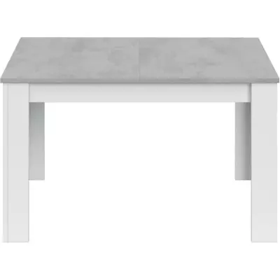 Table a manger extensible - KENDRA - Rectangulaire - Blanc artik et ci