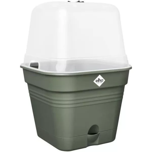 Pot de culture ELHO Green Basics Carré - Ø 35 - Plastique - 14 l - Vert