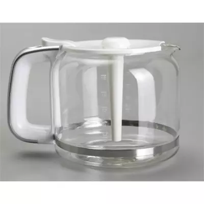 Cafetiere électrique - BRANDT - CAF1318S - Blanc et Silver - 1,8 L -