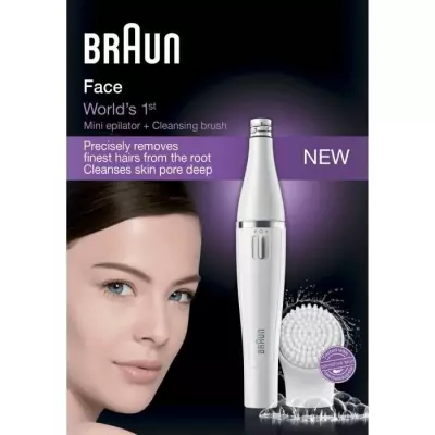 Braun FaceSpa 810 Épilateur Électrique Femme Visage et Épilation,