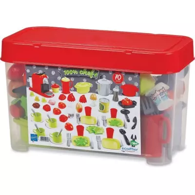 Coffret dinette - ECOIFFIER - 70 pieces - Pour enfant des 18 mois - Or