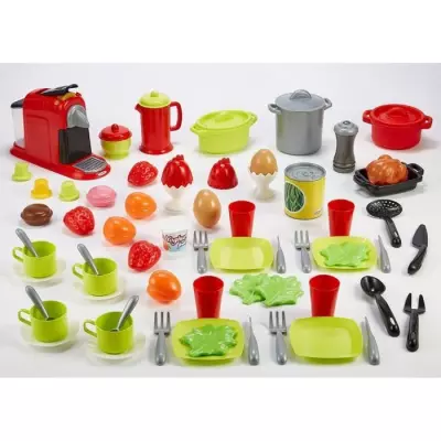 Coffret dinette - ECOIFFIER - 70 pieces - Pour enfant des 18 mois - Or