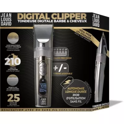 Mower 2 in 1 Digital Hair and beard Jean Louis David