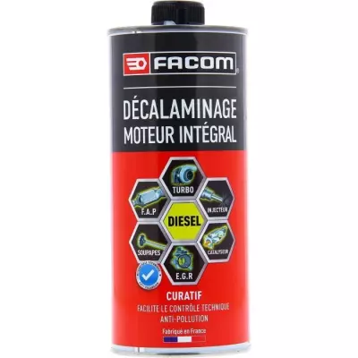 Huile-Additif decalaminage moteur integral diesel curatif - FACOM - 1L