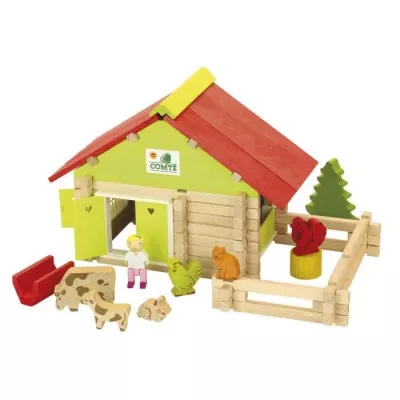 JEUJURA Farm with animals - 100 pieces