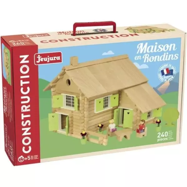 JEUJURA Maison en rondins - 240 pieces