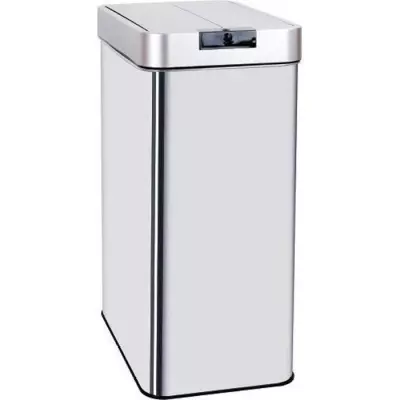 KITCHEN MOVE Poubelle automatique SILVERLAKE - 60L - Inox avec cerclag