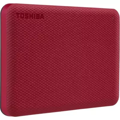 Disque dur externe - TOSHIBA - Canvio Advance - 1 To - Rouge