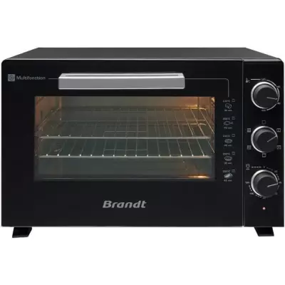 BRANDT Four multifonction 46L 1800 Watts tournebroche FC469MUB noir