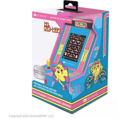 Console Micro Player PRO - Ms. Pac-Man - Arcade - Atari - Ecran 7cm Ha