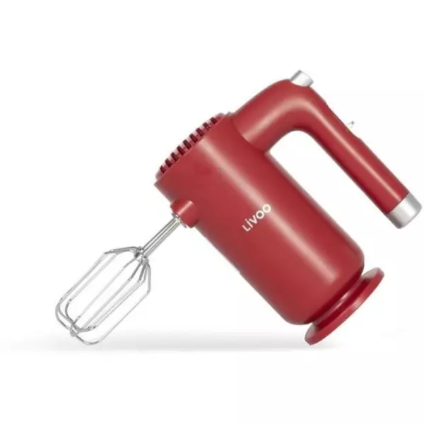 Batteur électrique - LIVOO - DOP243R - 250 w - 5 vitesses - Rouge