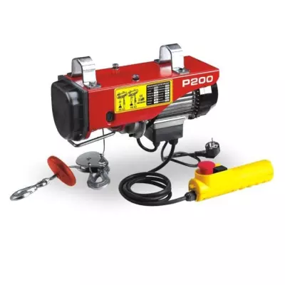 Palan électrique MECAFER P200 - 200kg - Télécommande incluse