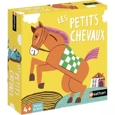 Jeu de société - NATHAN - Jeu des petits chevaux - Grand classique,