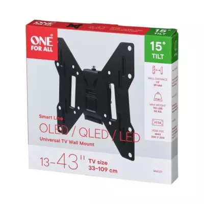 ONE FOR ALL WM2221 Support TV Smart 33-109 cm (13-43'') - Poids max. :