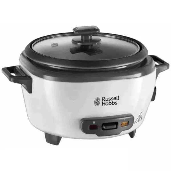 Cuiseur a riz - RUSSELL HOBBS - 27030-56 - 300 W - 1,4 L - 200 programmes - 6 portions - Blanc