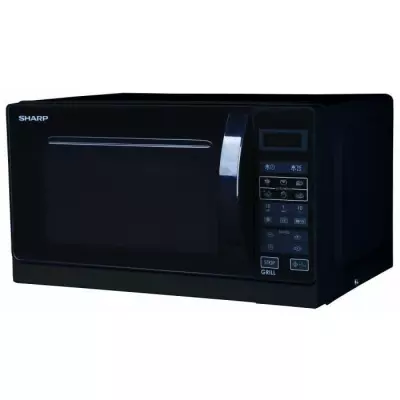 SHARP R-742BKW - Micro-ondes grill - Noir - 25L - 900 W - Grill 1000 W