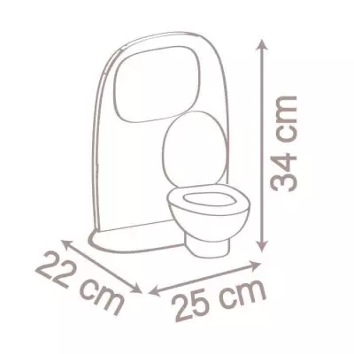 Jouet pour enfant - Smoby - Baby Nurse - Lavabo et toilettes - Effet c