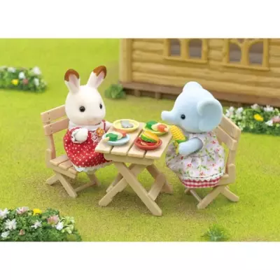 Figurine miniature - SYLVANIAN FAMILIES - La fille éléphant et son s