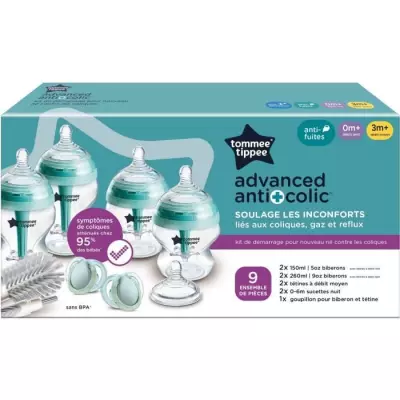 Coffret biberons - TOMMEE TIPPEE - Anti-colique Avancé - 4x biberons