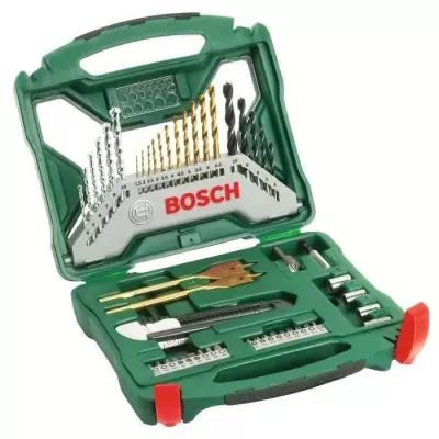 Set mixte vissage-perçage Bosch - Coffret X-Line Titane de forets et