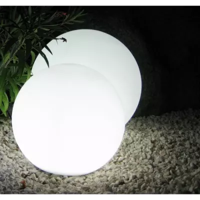 LUMISKY - Boule lumineuse filaire pour extérieur LED - blanc BOBBY -