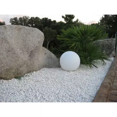 LUMISKY - Boule lumineuse filaire pour extérieur LED - blanc BOBBY -