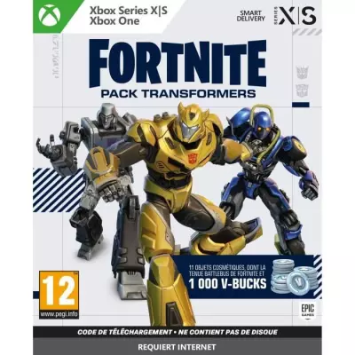 Fortnite Pack Transformers - Jeu Xbox One et Xbox Series X