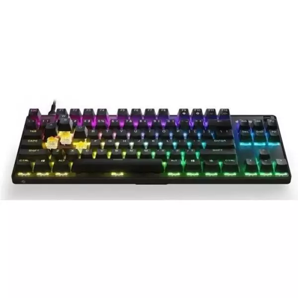 Clavier Gaming - AZERTY - STEELSERIES - Apex 9 TKL FR - Sans Pavé Numérique - Rétroéclairé - Noir