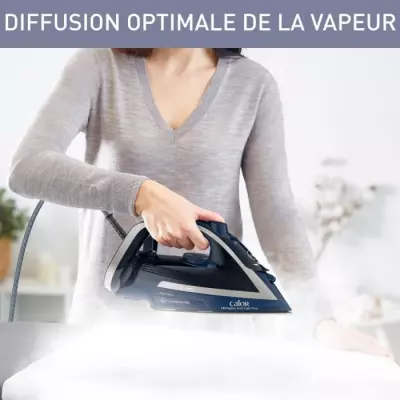 CALOR Fer a repasser, 2800 W, Débit vapeur 50 g/min, Fonction pressin