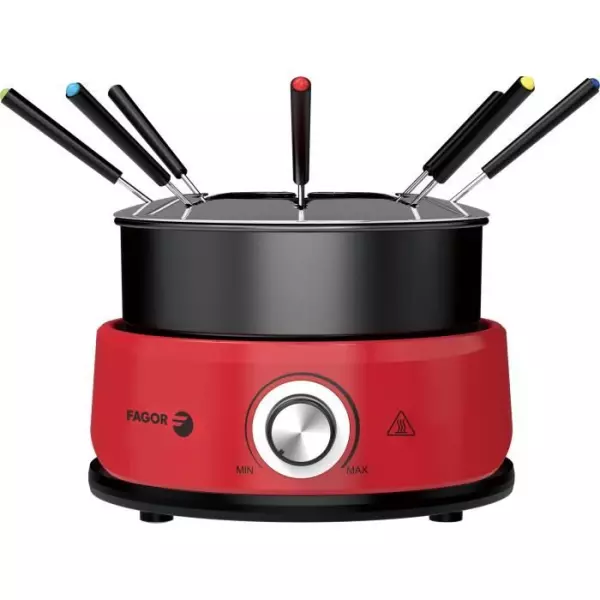 Appareil a fondue - FAGOR - FGF800 - 8 personnes - Capacité : 1.6L - Thermostat réglable