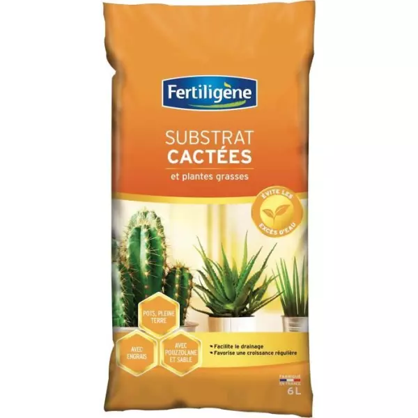 FERTILIGeNE - Terreau cactées 6L