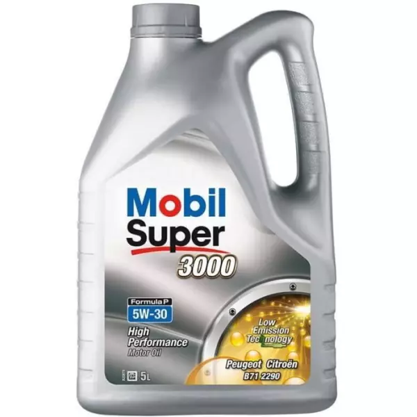 MOBIL Huile-Additif SUPER 3000 Formula-P - Synthetique / 5W30 / 5L