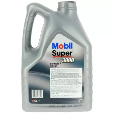 MOBIL Huile-Additif SUPER 3000 Formula-P - Synthetique / 5W30 / 5L