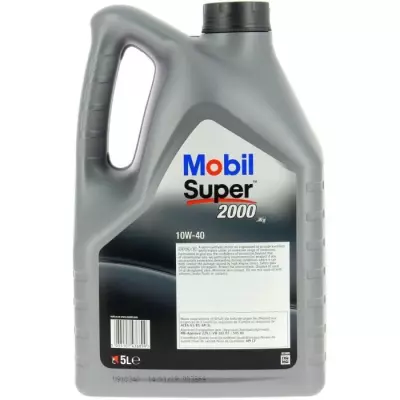 MOBIL Huile-Additif SUPER 2000 X1 - Semi-synthetique / 10W40 / 5L