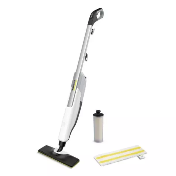 NEW KARCHER SC 2 Upright Easy Fix - Balai vapeur - 1600 W - Chauffe rapide 30s - Nettoie 50m² - Élimine jusqu'a 99,9 % des vir