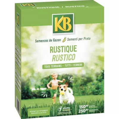 KB - Semences gazon - Rustique 150m²