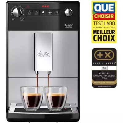 Machine a Café a Grain MELITTA Purista - Argent