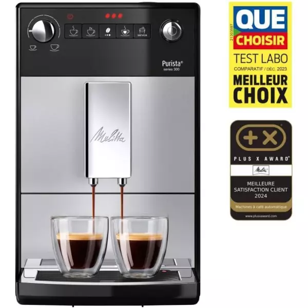 Machine a Café a Grain MELITTA Purista - Argent