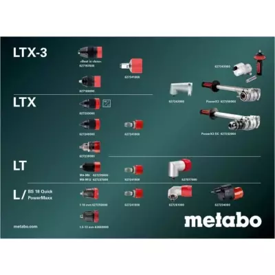 Perceuse visseuse sans fil - METABO - BS 18 LT BL Q - 18 V - MetaBOX 1